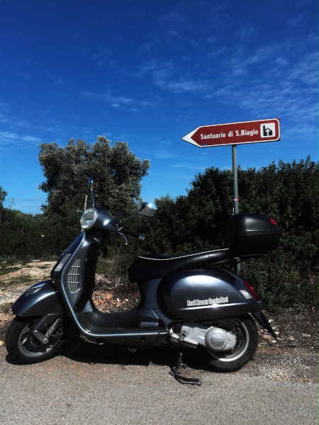 Santuario di San Biagio - Ostuni - Road Runner Scooter Rent